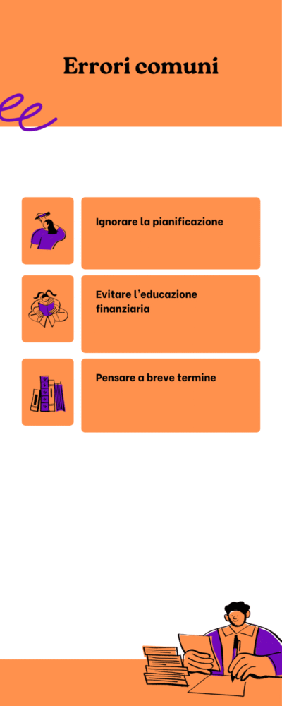 errori da evitare per costruire un mindset