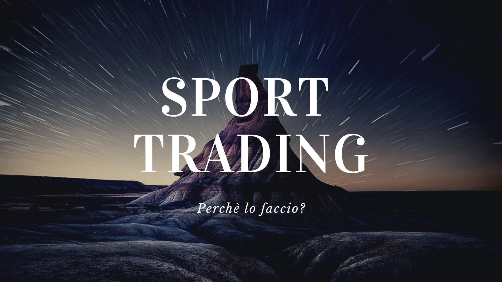 Perché faccio sport trading come fosse un lavoro, non un gioco